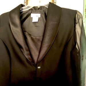 Black Evening Pants Suit